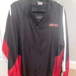 Mens ESPN SportsCenter Windbreaker Pullover Size M